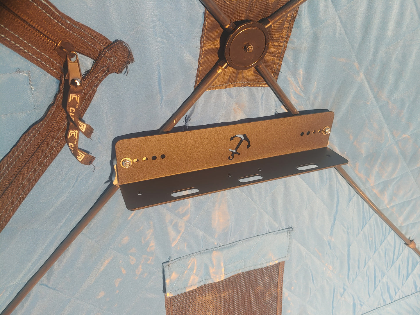 Rod Holder Bracket - For Ice Fishing Hubs