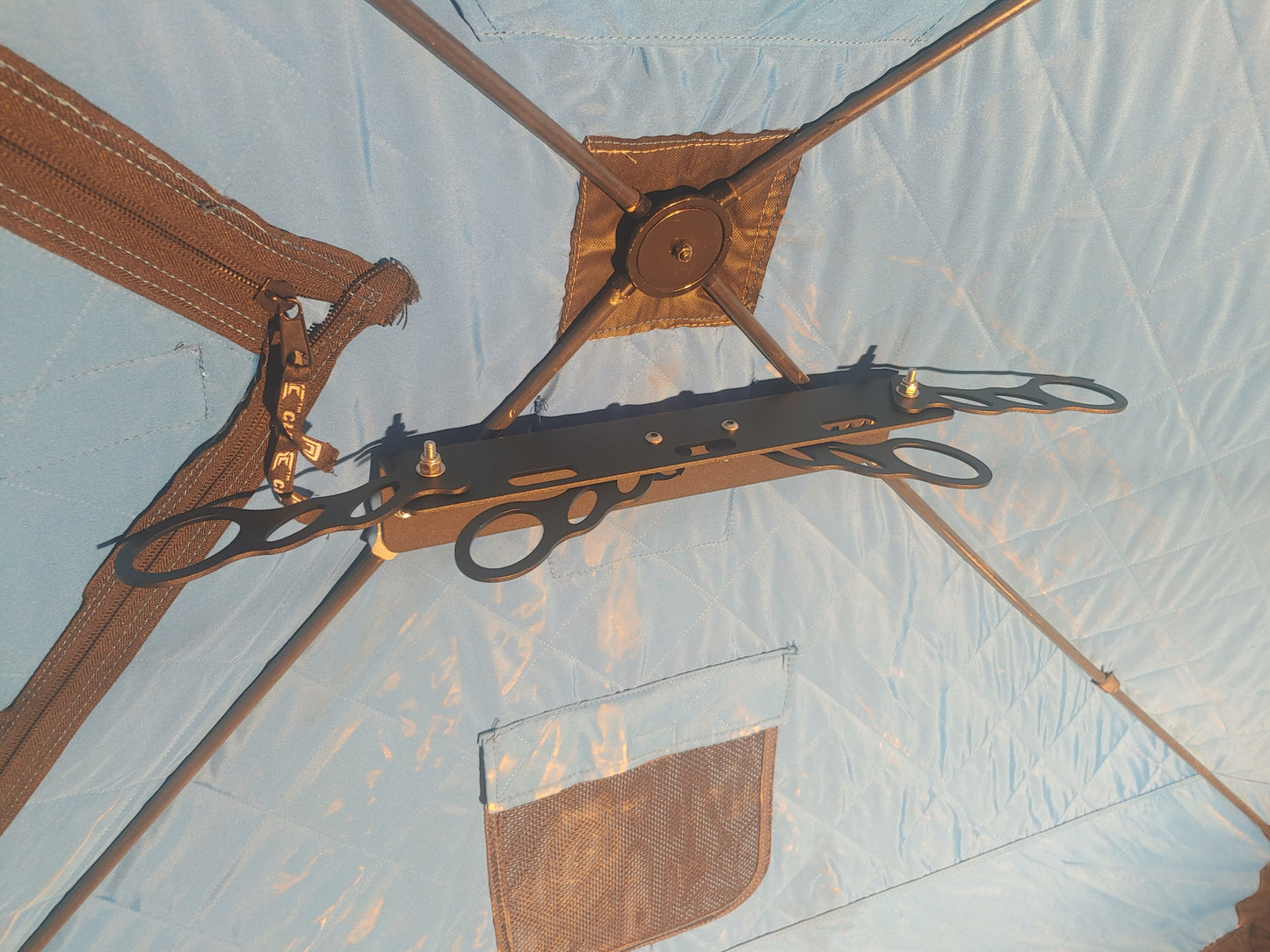 Rod Holder Bracket - For Ice Fishing Hubs