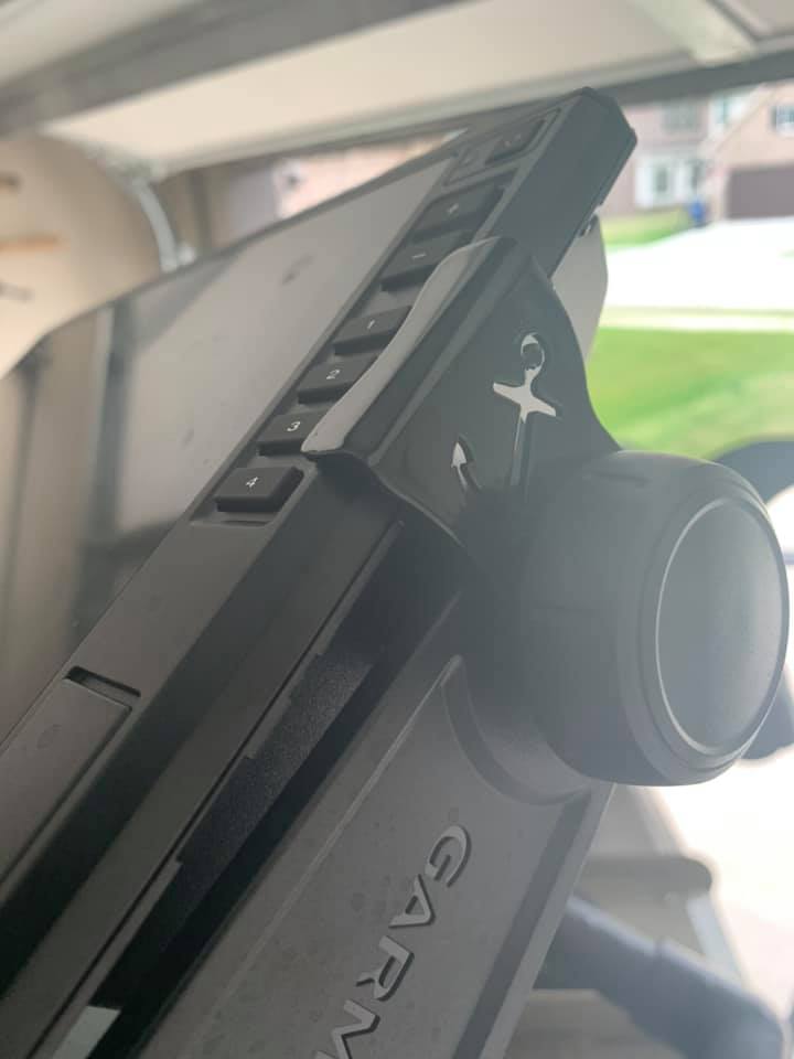 Cradle Locker - Fits Garmin Echomap 7" & 9" Units