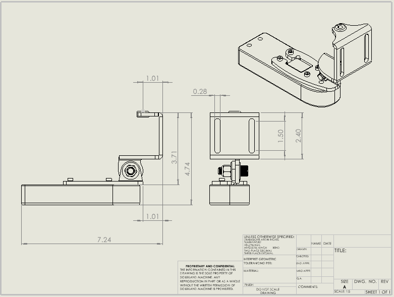 Garmin Transducer Mount